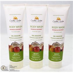 3 BOTTLES CREATIONS GARDEN MANGO AND COCONUT