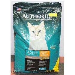 AUTHORITY ADULT INDOOR CAT FOOD 25LBS