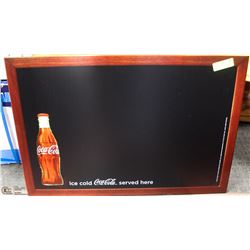 NEW COCA COLA CHALKBOARD 30"W X 20"H