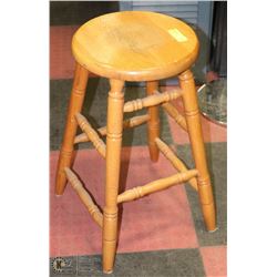 OAK BAR STOOL