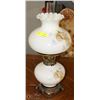 Image 1 : VINTAGE MILK GLASS LAMP