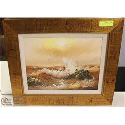 CUSTOM FRAMED PAINTING
