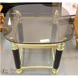 GLASS END TABLE