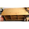 Image 1 : SOLID WOOD COFFEE TABLE W/6 STORAGE