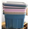 Image 1 : SET OF 4 RUBBERMAID SUPER TOUGH