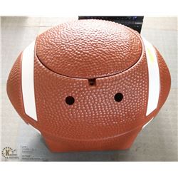 LARGE LITTLE TIKES FOOTBALL TOY BOX W/LID -