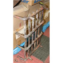 HEAVY CAST IRON FIREPLACE GRATE 24"Lx18"W