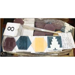 PALLET #8) LOT OF CERAMIC TILE COMPLEMENTARY
