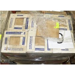 PALLET #6) LOT OF CERAMIC TILE LIGHT BEIGE 8"X8"