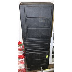 DOUBLE SIDE LOCKING TRUCKBED TOOLBOX, NO KEYS