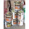 Image 1 : LOT WITH 11 CANS MAXIMUM DECK STAIN