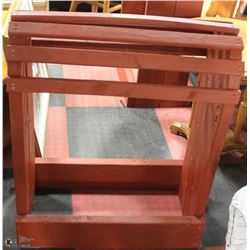 HORSE SADDLE STAND 27"X11"X32"H