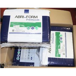 CASE OF 4-14PACKS ABRI FORM M4 ADULT DISPOSABLE