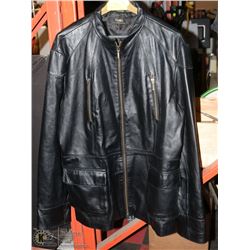 PELLE COLLEZIONI LADIES LEATHERETTE  JACKET -