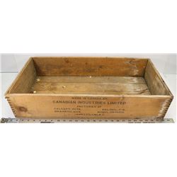 ANTIQUE CIL DYNAMITE BOX