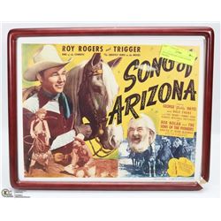 1949 ROY ROGERS MOVIE POSTER WITH BROKEN FRAME