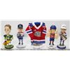 Image 1 : LOT OF 4 BOBBLE HEADS - PYSYK, KULDA, REINHART,