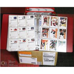 LOT OF 6 BINDERS OF MVP HOCKEY 1998-2016 - OVER