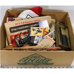 ESTATE BOX OF ASSORTED COLLECTIBLES