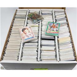 BOX OF OVER 150 TEAM BAGS OF ASSORTED CARDS INCL
