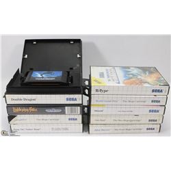 BOX OF ASSORTED SEGA GENESIS VIDEO GAMES
