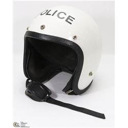 VINTAGE POLICE MOTORCYCLE HELMET
