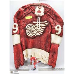 GORDIE HOWE PLASTERED JERSEY