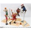 Image 1 : LOT OF 6 PREMIUM NBA ACTION FIGURES (VARIOUS BRAND
