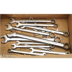 BOX OF 14 METRIC MASTERCRAFT COMBINATION WRENCHES