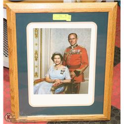 QUEEN ELIZABETH & PRINCE PHILIP PHOTO PRINT BY