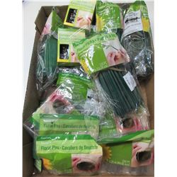 Huge lot of New Floral Crafting Supplies / floral pins , Picks and more