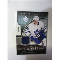 Upper Deck Auston Matthews year one Rookie sweaters Jersy Artifacts Card