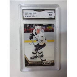 2005 Upper Deck Sidney Crosby #1 Rookie graded 10 Gem mint