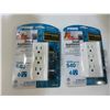 Image 1 : 2 New Small Appliance Surge Protectors / 6 outlet