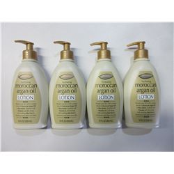 4 Moroccan Argan Oil Lotion 12floz with pump
