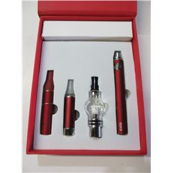 Red 3 in 1 Wax Vaporizer Pen Kit Dry Herb electronic cigarettes with