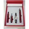 Image 1 : Red 3 in 1 Wax Vaporizer Pen Kit Dry Herb electronic cigarettes with