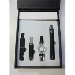 Black 3 in 1 Wax Vaporizer Pen Kit Dry Herb electronic cigarettes with