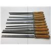 Image 1 : 10  Assorted Wood Handled  Files