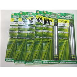 6 New Ticonderoga Pencils / the worlds smartest pencil / no clicking no