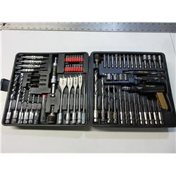 New 90 piece Quick Change Drill & Driver Set with case