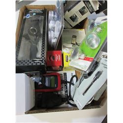 Flat full of Assorted Electronics and Accessories / Lights/ speaker/cordless