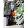 Image 1 : Flat full of Assorted Electronics and Accessories / Lights/ speaker/cordless