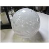 Image 2 : Beautiful Thick Glass Globe , open bottom & solar lantern