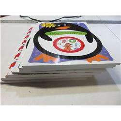 9 New Christmas Coloring Books with over 100 stickers per book