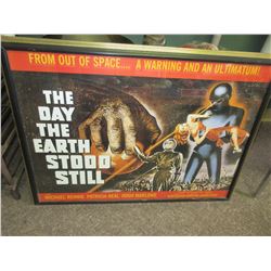 The Day the Earth Stood Still Movie Poster / great for theater room 36x26