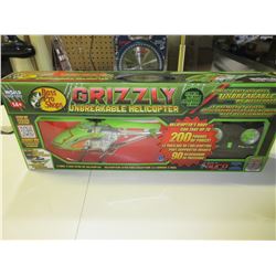 R C Grizzly Unbreakable Helicopter / cust return said could not get to fly