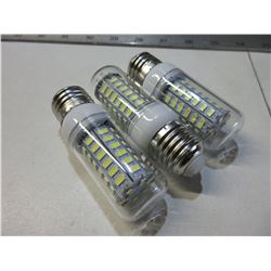 3 New 56 LED Cobb Lightbulbs / cool white save on tour power