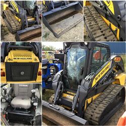 2011 NEW HOLLAND C 232 TRACK SKID STEER WITH BUCKET