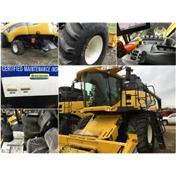 2010 NEW HOLLAND CX8080 COMBINE WITH NH 76C 14' SWATHMASTER PU